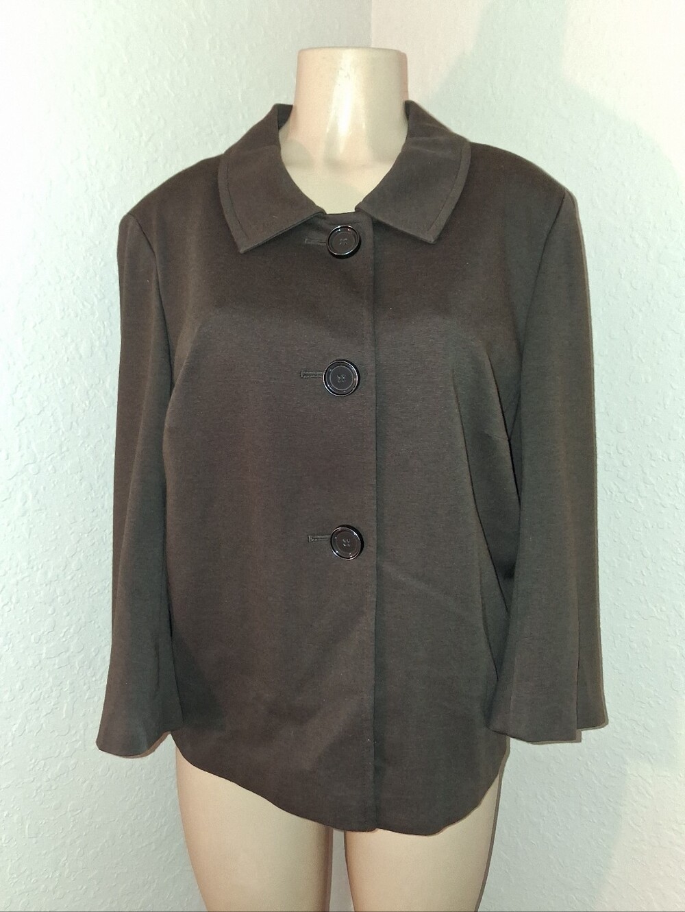 TALBOTS CUTE 3 BUTTON CLOSURE JACKET SZ 14W